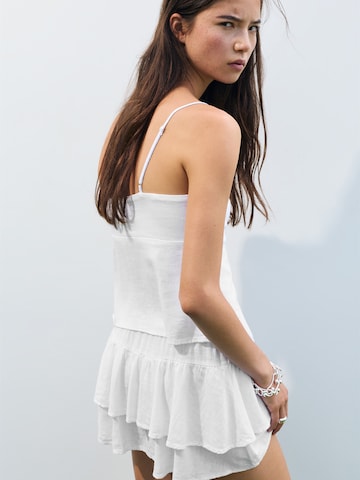 Haut 'PACIFIC' Pull&Bear en blanc