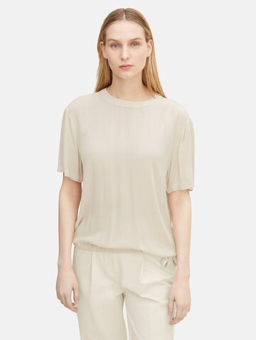 TOM TAILOR Bluse i beige: forside