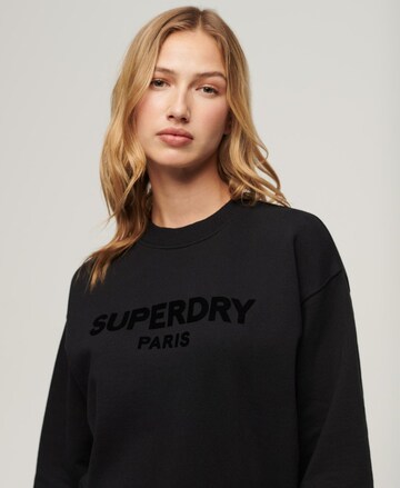 Sweat-shirt 'Sport Luxe' Superdry en noir