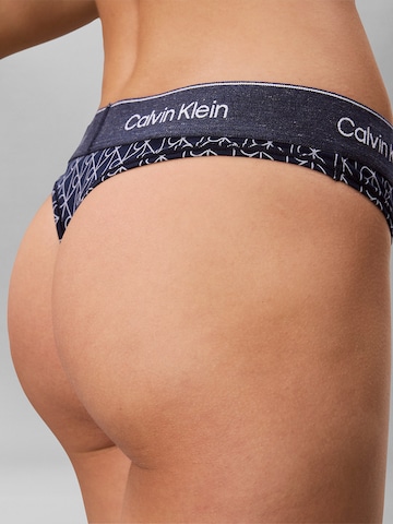 Calvin Klein String in Blau