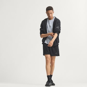 ADIDAS SPORTSWEAR - Casaco de treino em moletão 'Soft Lux' em preto