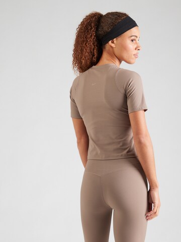 Maglia funzionale di NIKE in marrone