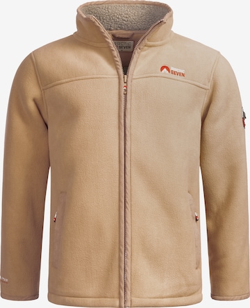 Arctic Seven Funktionsfleecejacke 'Zeroo' in Beige: predná strana