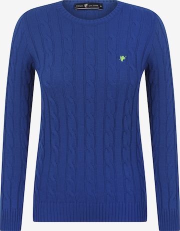 DENIM CULTURE Pullover 'ELISA' in Blau: predná strana