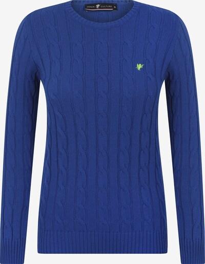 DENIM CULTURE Sweater 'ELISA' in Dark blue / Light green, Item view