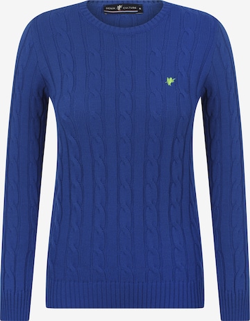DENIM CULTURE Sweater 'Luisa' in Blue: front