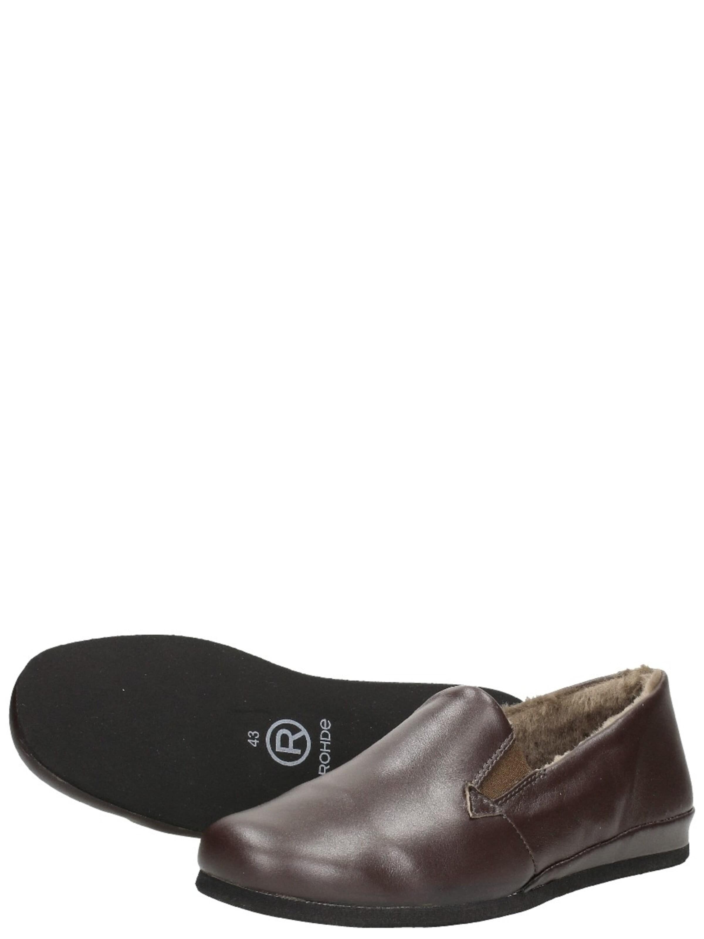 ROHDE Slipper 'Heren pantoffels' in Brown