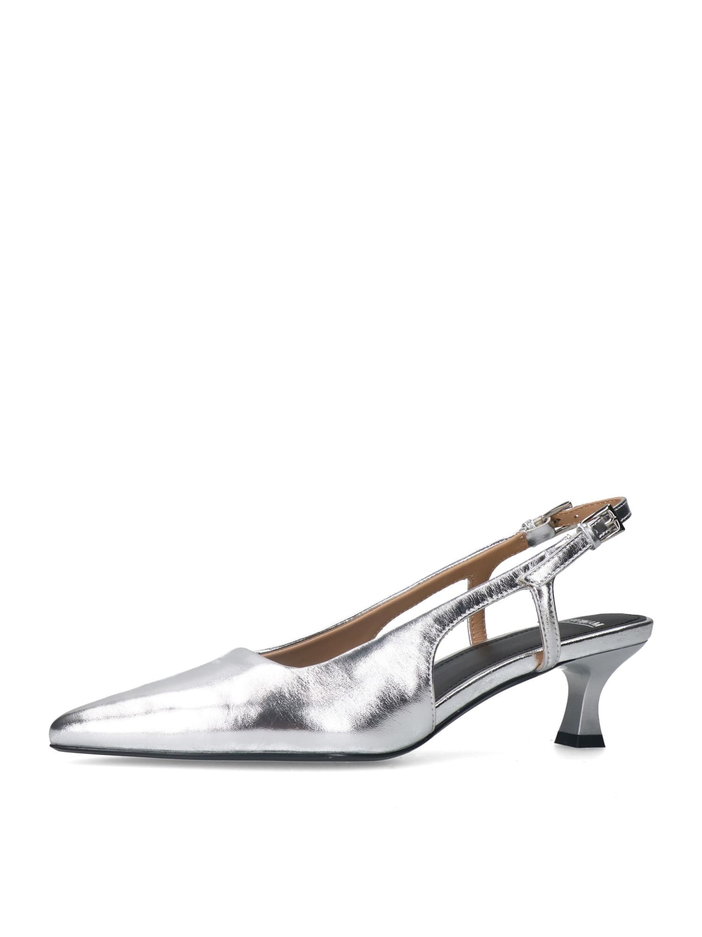 MANFIELD Slingpumps in silber, Produktansicht