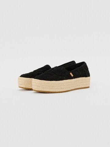 TOMS Espadrile 'VALENCIA' | črna barva