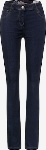 CECIL Slimfit Jeans in Blauw: voorkant