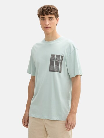 TOM TAILOR DENIM Shirt in Groen: voorkant