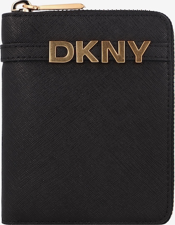 DKNY Geldbörse 'Avril' in Schwarz: Vorderseite