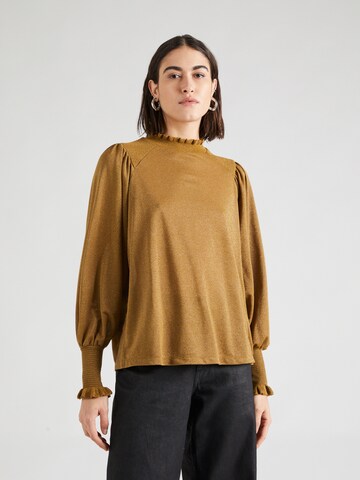 MOS MOSH Bluse in Gold: predná strana