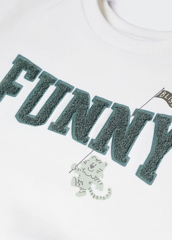 MANGO KIDS Sweatshirt 'FUNNY' in Beige