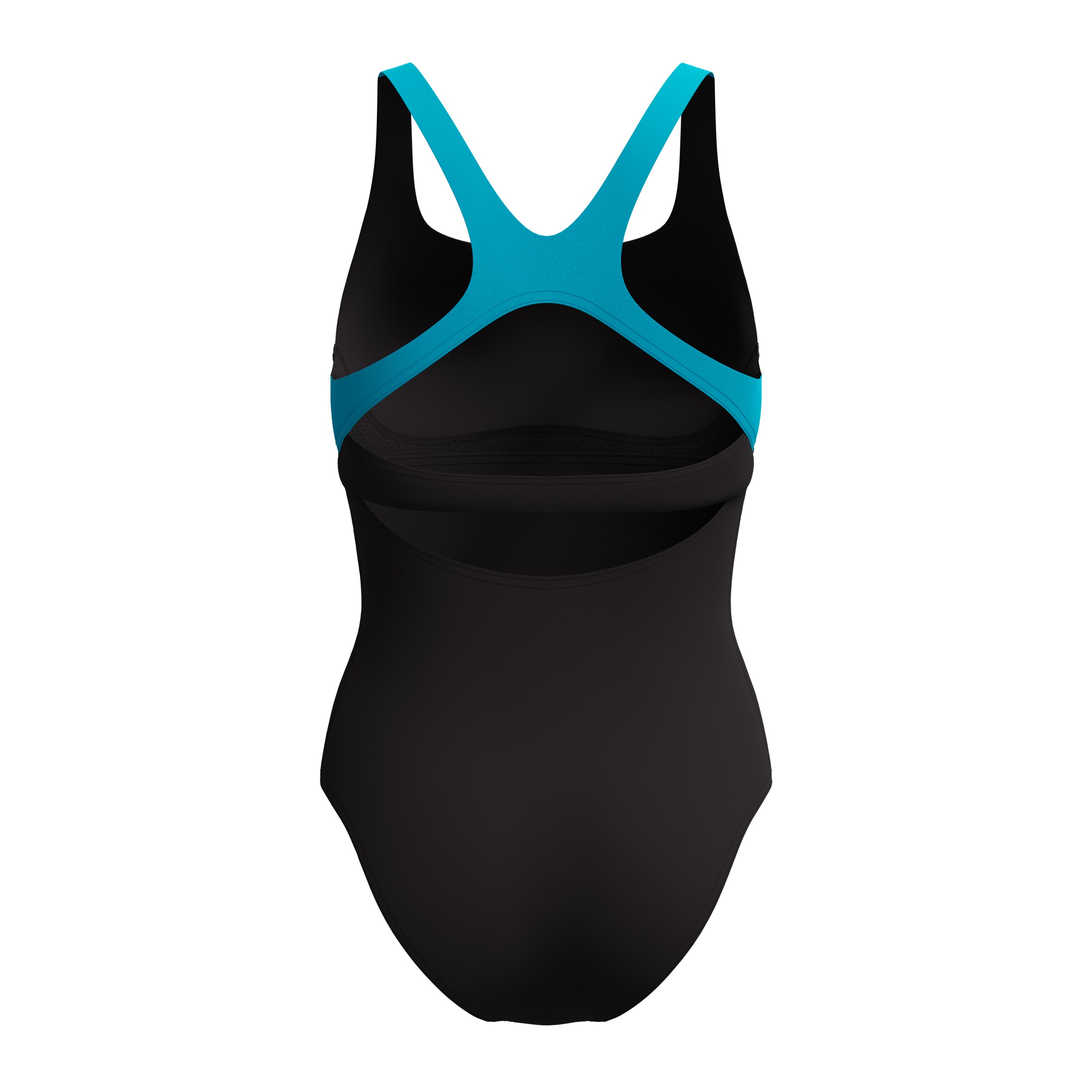 SPEEDO Bustier Badeanzug in Schwarz