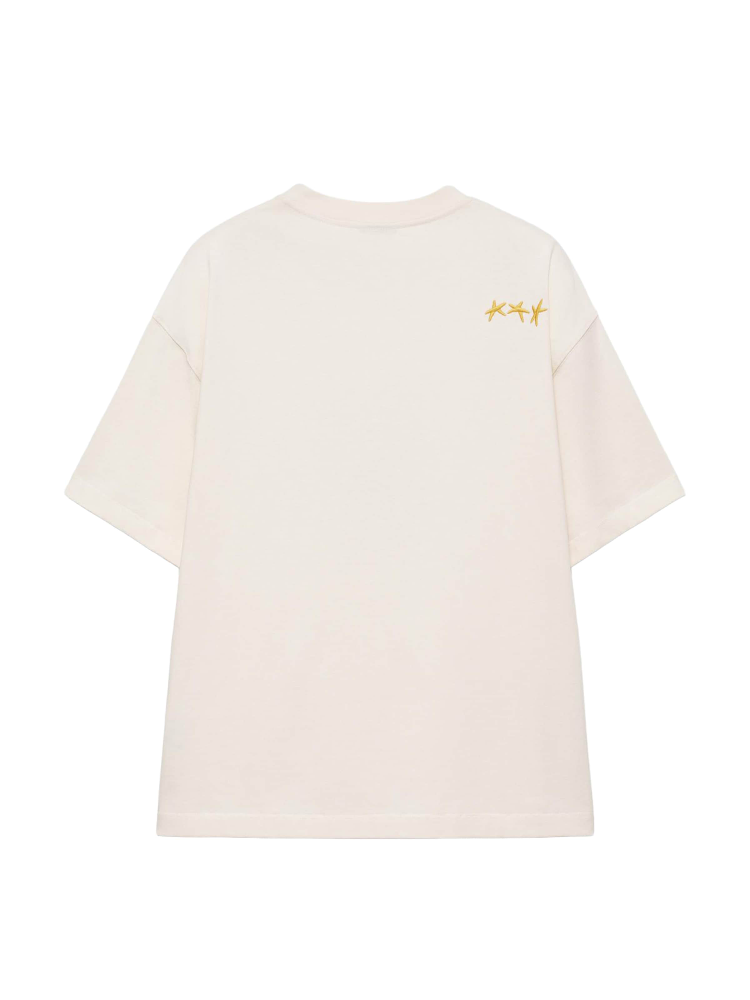 Pull&Bear Koszulka 'STWD COMMUNITY TRIPLE STAR' w kolorze beżowy