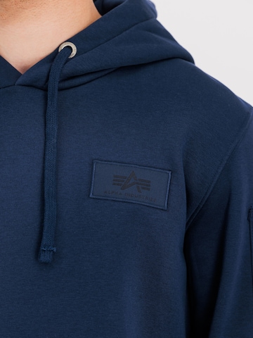 ALPHA INDUSTRIES Sweatshirt 'Backprint' in Blue