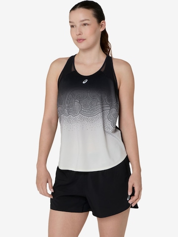 ASICS Shirt 'ASICS Road' in Zwart: voorkant