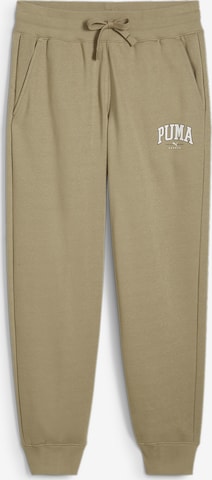 PUMA Tapered Sporthose 'Squad' in Beige: Vorderseite