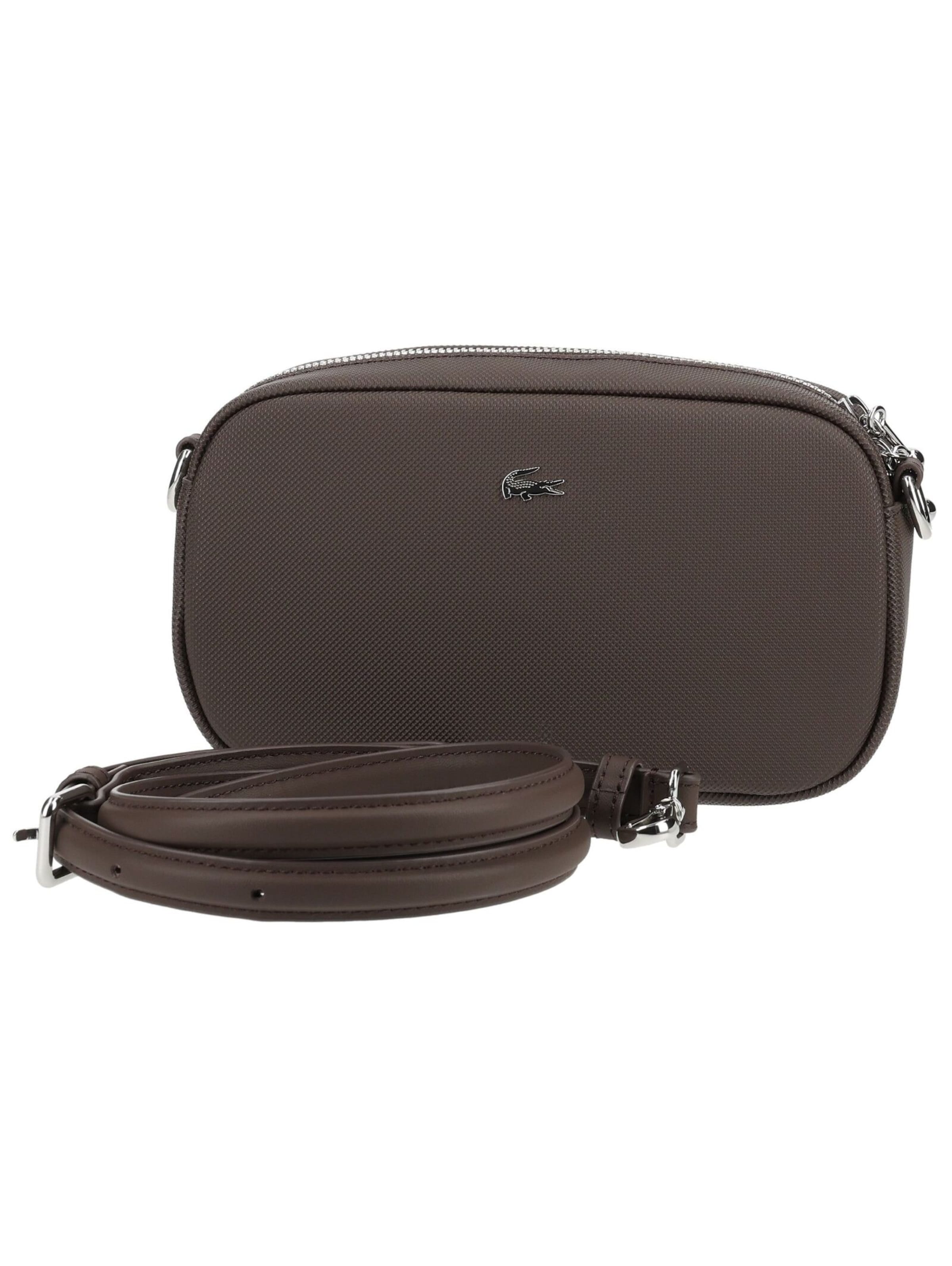 Borsa a tracolla di LACOSTE in marrone: frontale