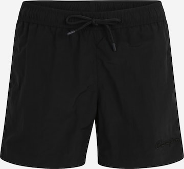 Shorts de bain Champion Authentic Athletic Apparel en noir : devant