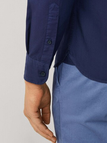 Hackett London Regular Fit Hemd 'Ess' in Blau