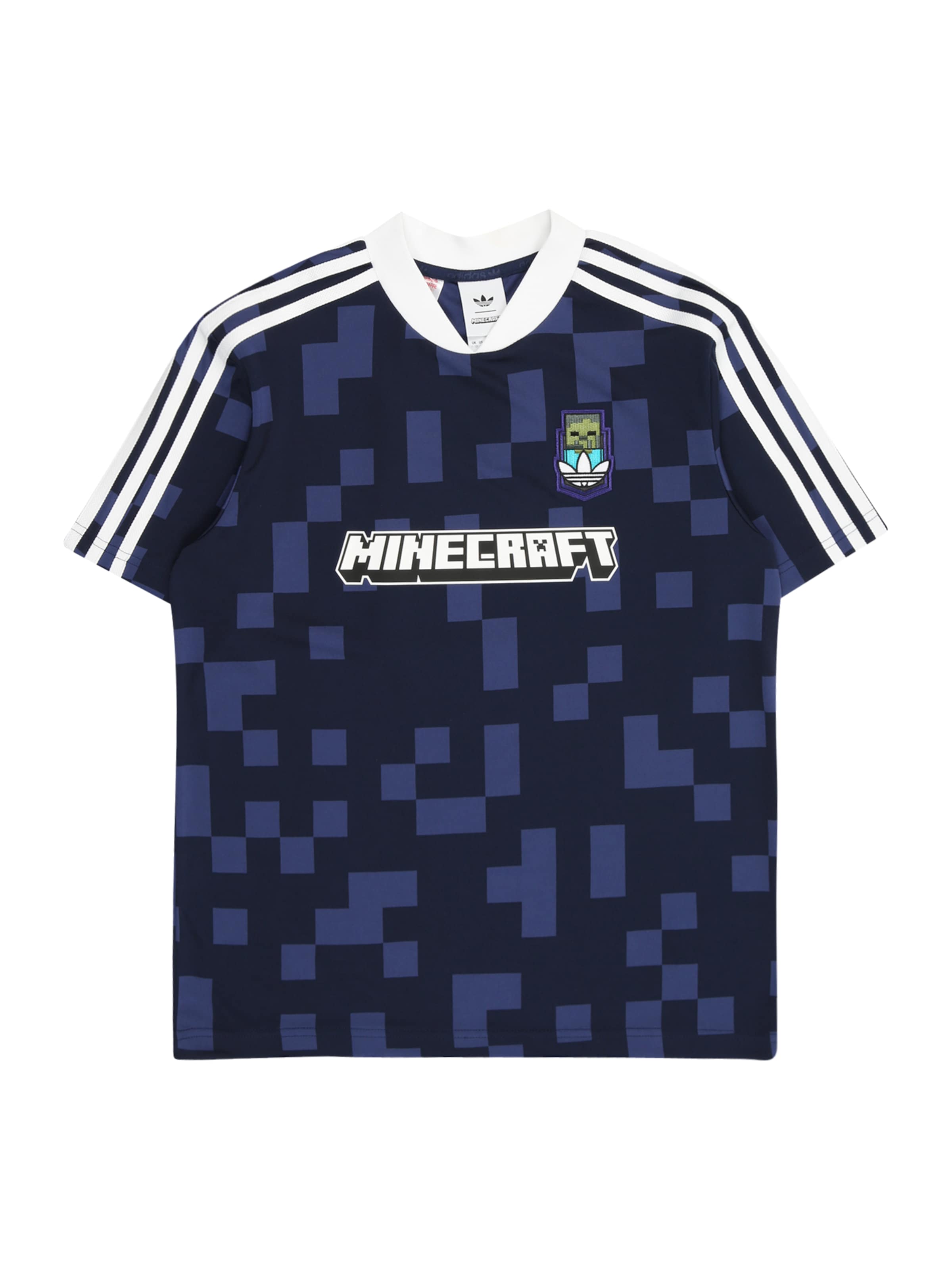 Maglietta 'X Minecraft Jersey' di ADIDAS ORIGINALS in blu: frontale