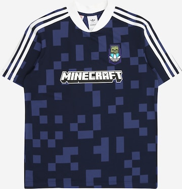 ADIDAS ORIGINALS Paita 'X Minecraft Jersey' värissä sininen: etupuoli