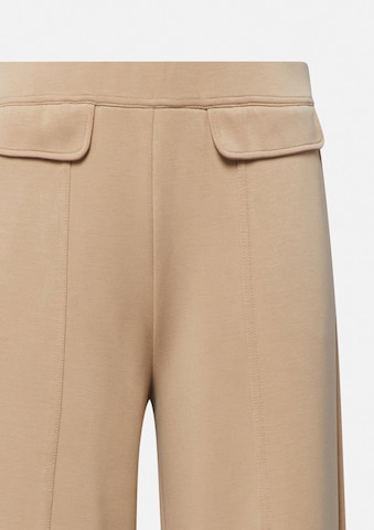 Wide Leg Pantalon COMMA en beige