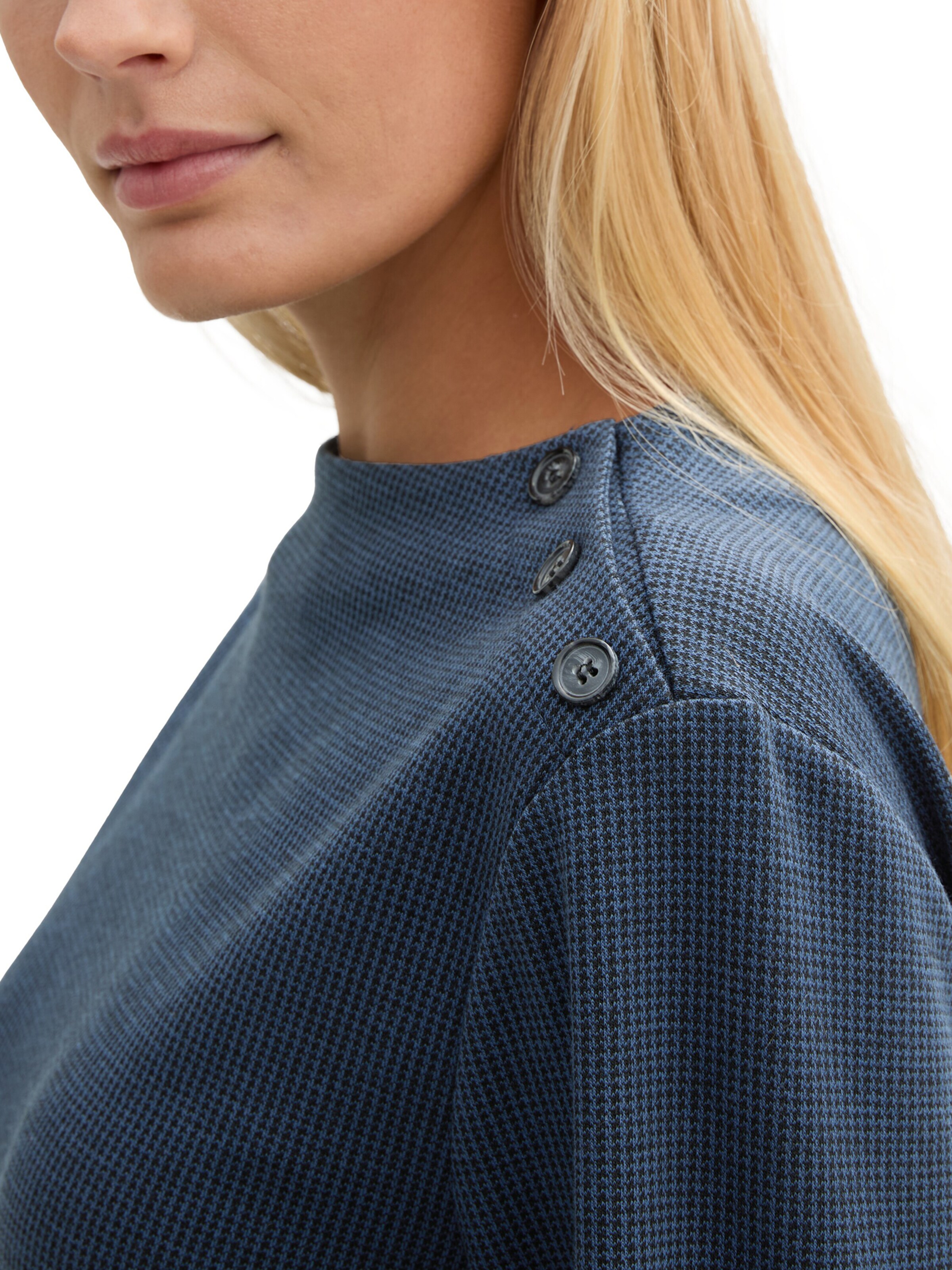 TOM TAILOR Μπλούζα φούτερ σε μπλε