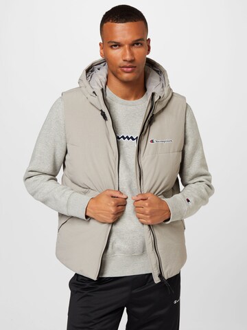 Gilet Champion Authentic Athletic Apparel en gris : devant