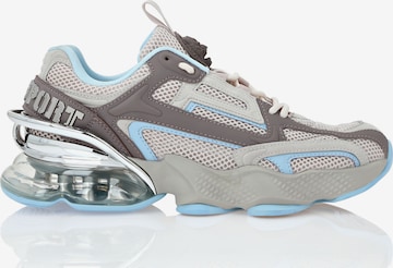 Sneaker bassa di Plein Sport in beige: frontale