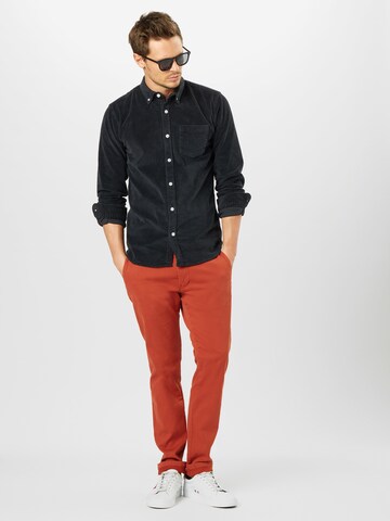 Redefined Rebel Regular fit Button Up Shirt 'Sean' in Black