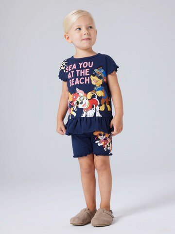 NAME IT T-shirt 'NMFMINA PAW' i blå