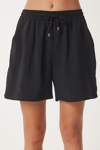 Happiness İstanbul Loosefit Bukser i sort