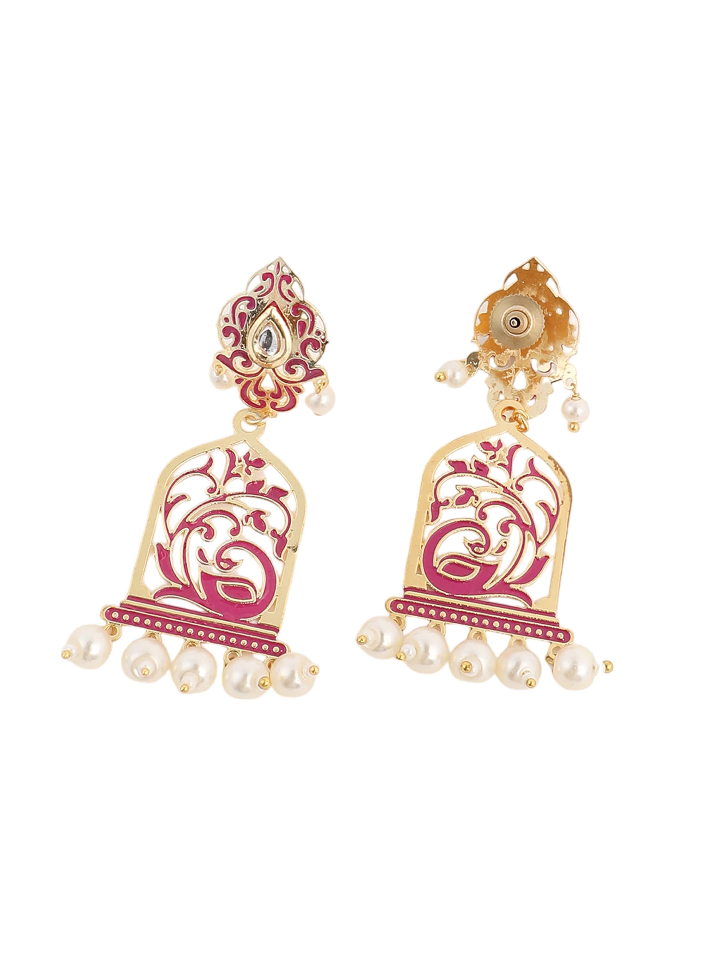 SOHI Kõrvarõngas 'Sabrina', värv roosa