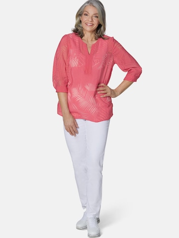 Goldner Blouse in Rood