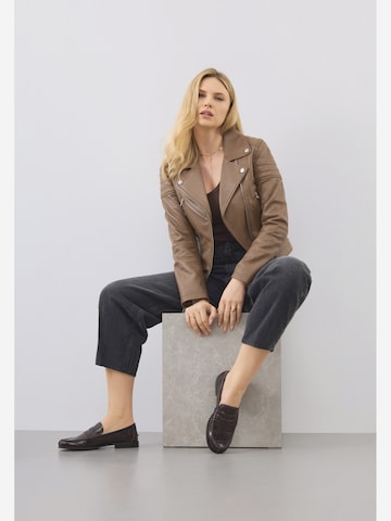 Bolongaro Trevor Between-season jacket ' Jasmine Biker ' in Brown