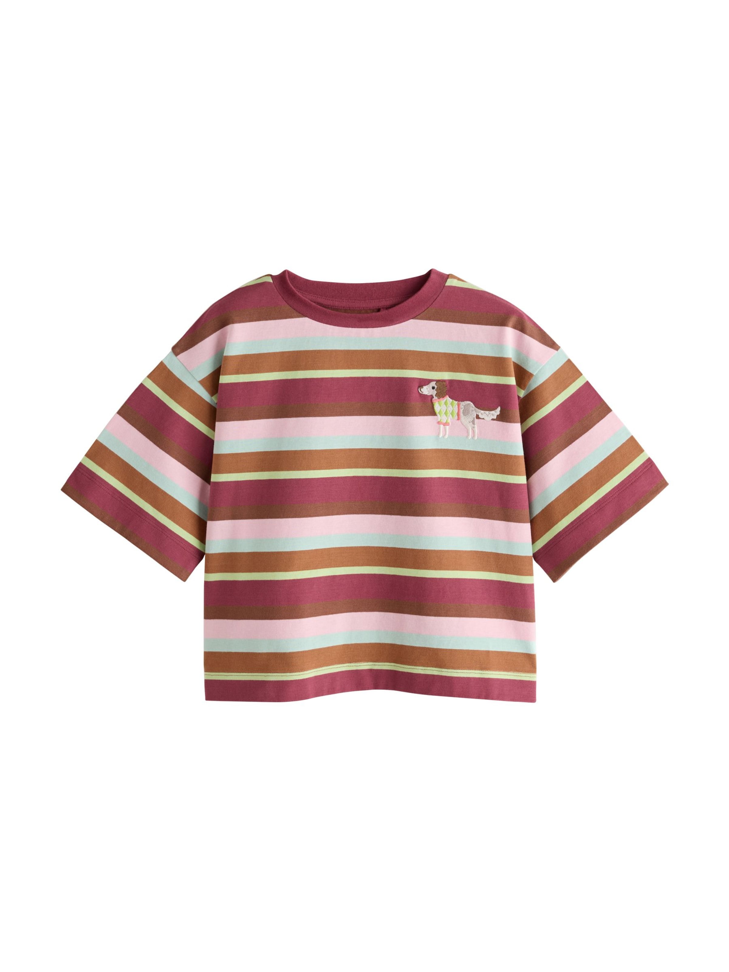 T-Shirt Next en marron : devant