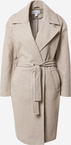 VILA Between-Seasons Coat 'Binas' in Grey: front