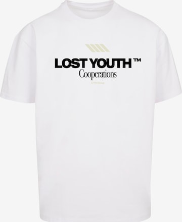 balts Lost Youth T-Krekls: no priekšpuses