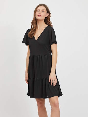 VILA Letní šaty 'Natalie' – černá: přední strana