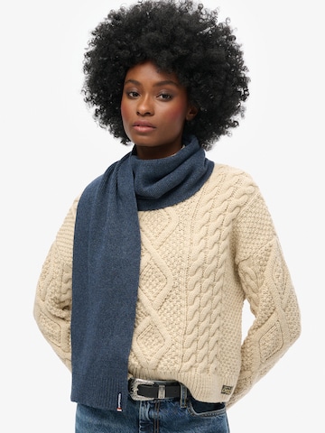 Superdry Sjaal 'Essential' in Blauw