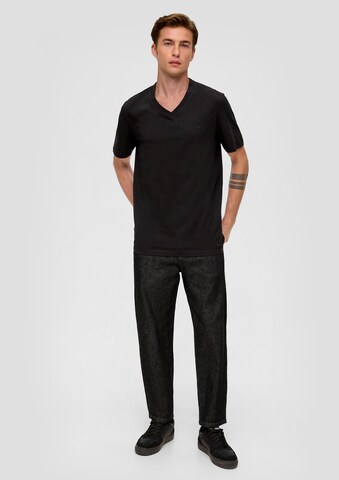 s.Oliver T-Shirt in Schwarz