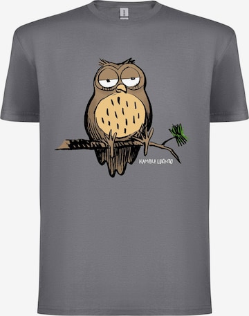 T-Shirt 'Bad Nature Owl' Bad Nature en gris : devant