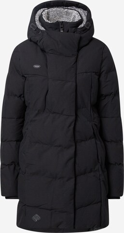 Ragwear Winter Coat 'Pavla' in Black: front