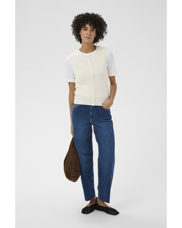 Part Two Strikvest 'Gemma' i hvid