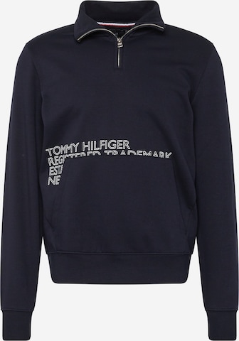 TOMMY HILFIGER Mikina - Modrá: predná strana