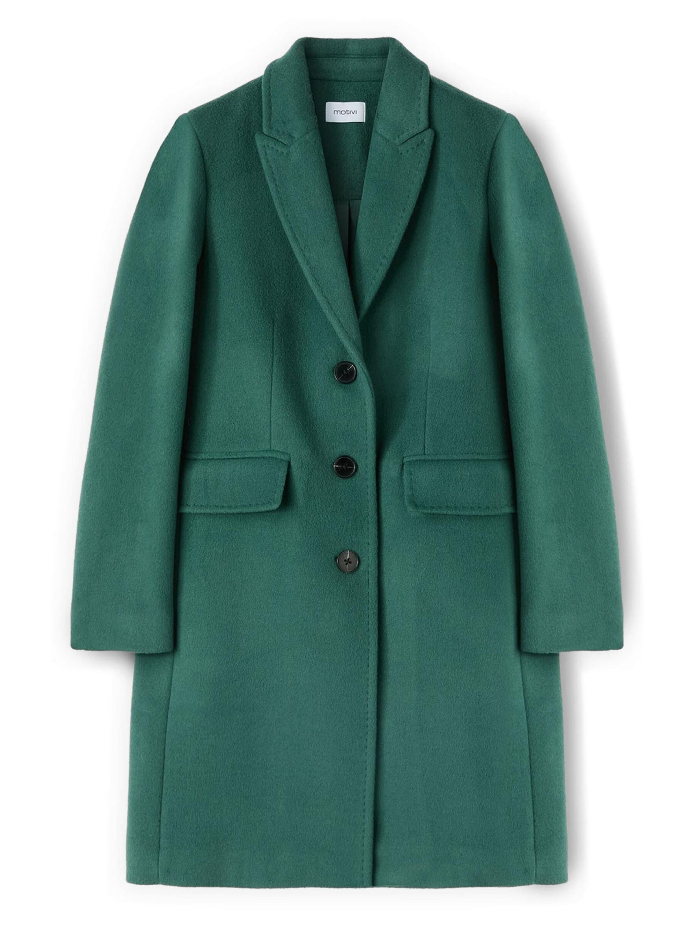 Cappotto invernale di MOTIVI in verde: frontale