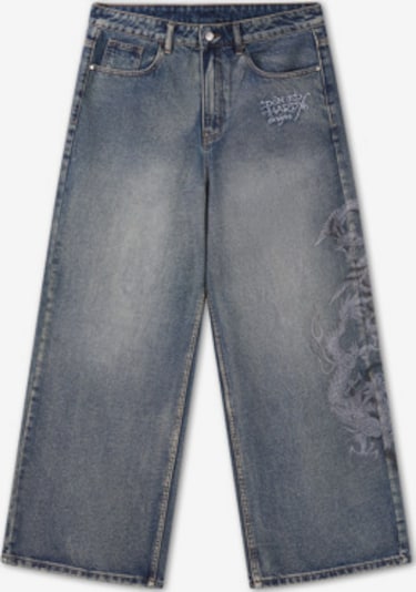 Ed Hardy Traperice 'Flaming Dragon' veličine 31-32 u plava, Pregled proizvoda